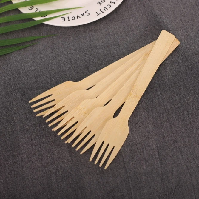 Портативный экологически чистый набор столовых приборов дорожная бамбуковая посуда устойчивый биоразлагаемый для кухни