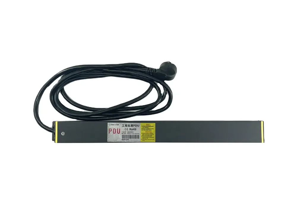 1U 19 Inch Network Server Rack Power Distribution 8 way  PDU UK type 220V PDU