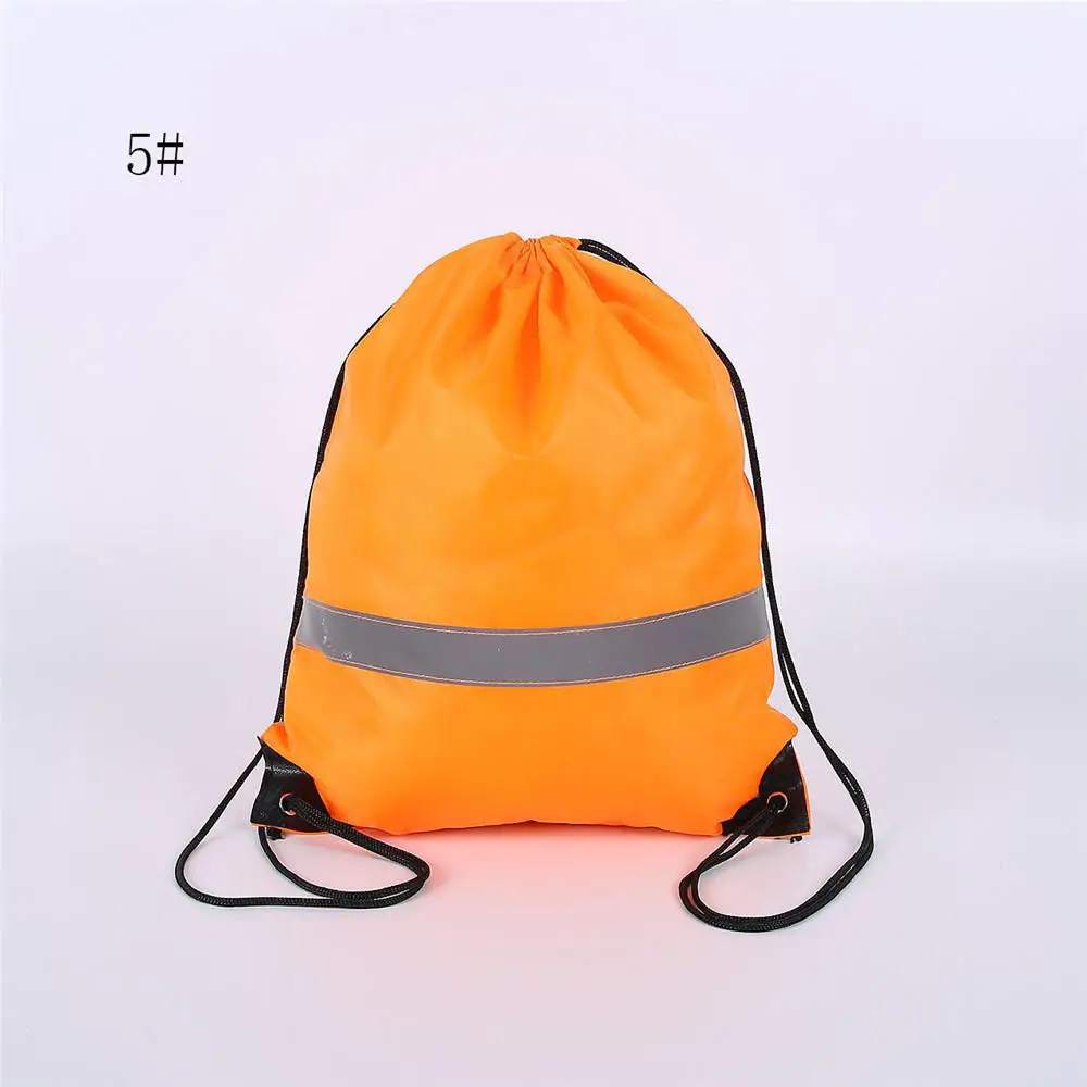 Portable Sport Fitness Travel Outdoor Backpack Drawstring Bag Waterproof Gym Drawstring Sack Riding Backpack Gym Shoulder Bag