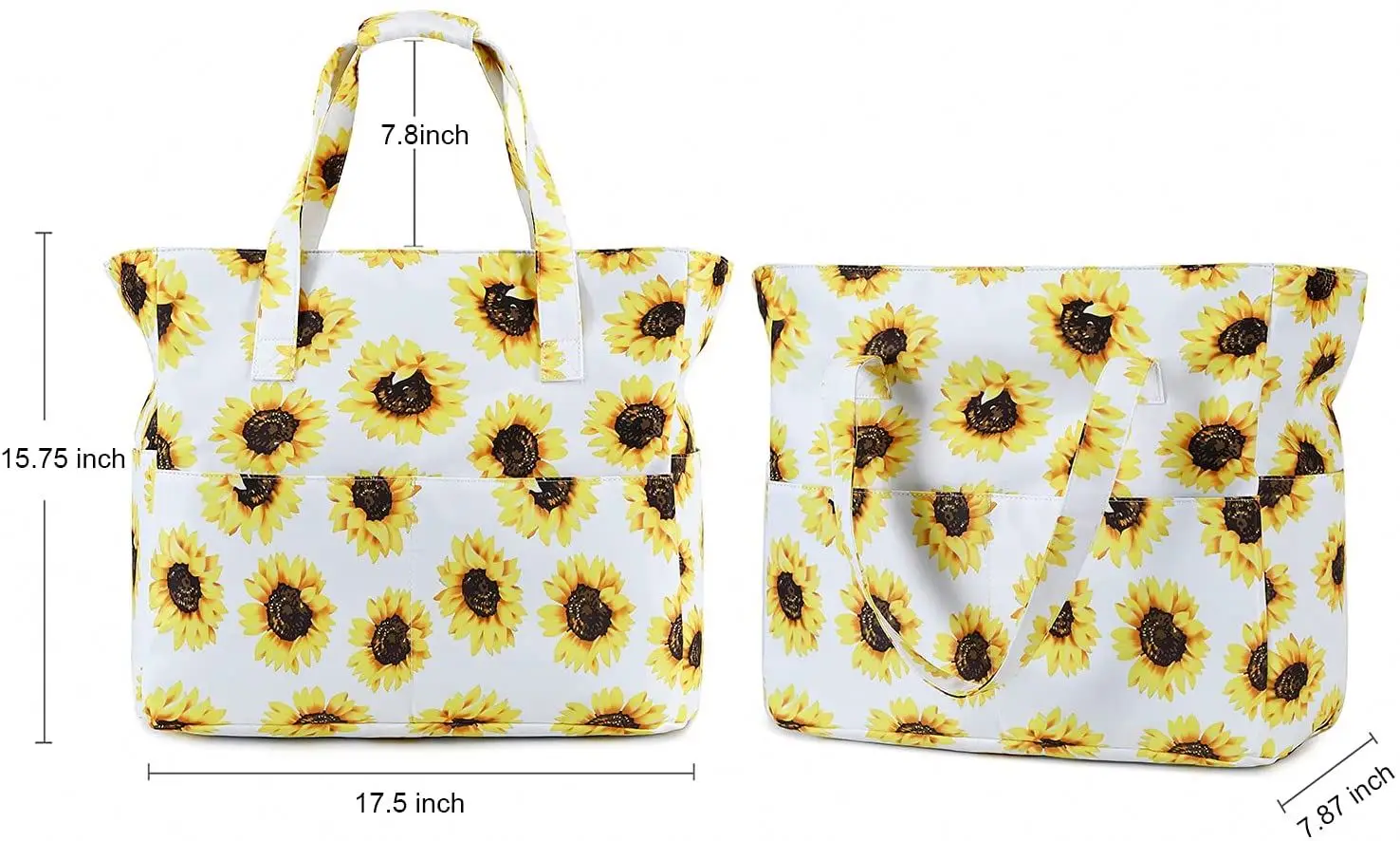 women beach bag waterproof Beach Tote Pool Bags With Wet Compartment for Weekender Travel