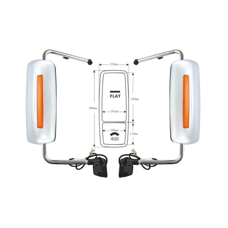 China Manufacturer High Quality Blind Spot Mirror System New Arrival Electric Rearview Mirror Car Touring Coach Rearview Mirror