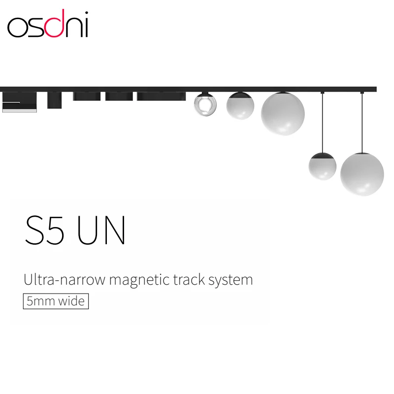 5mm Extremely narrow Magnetic Track Light System DC24V led 6W 9W Intelligent Tuya Zgbee Linear Flood Light min magnet light lamp