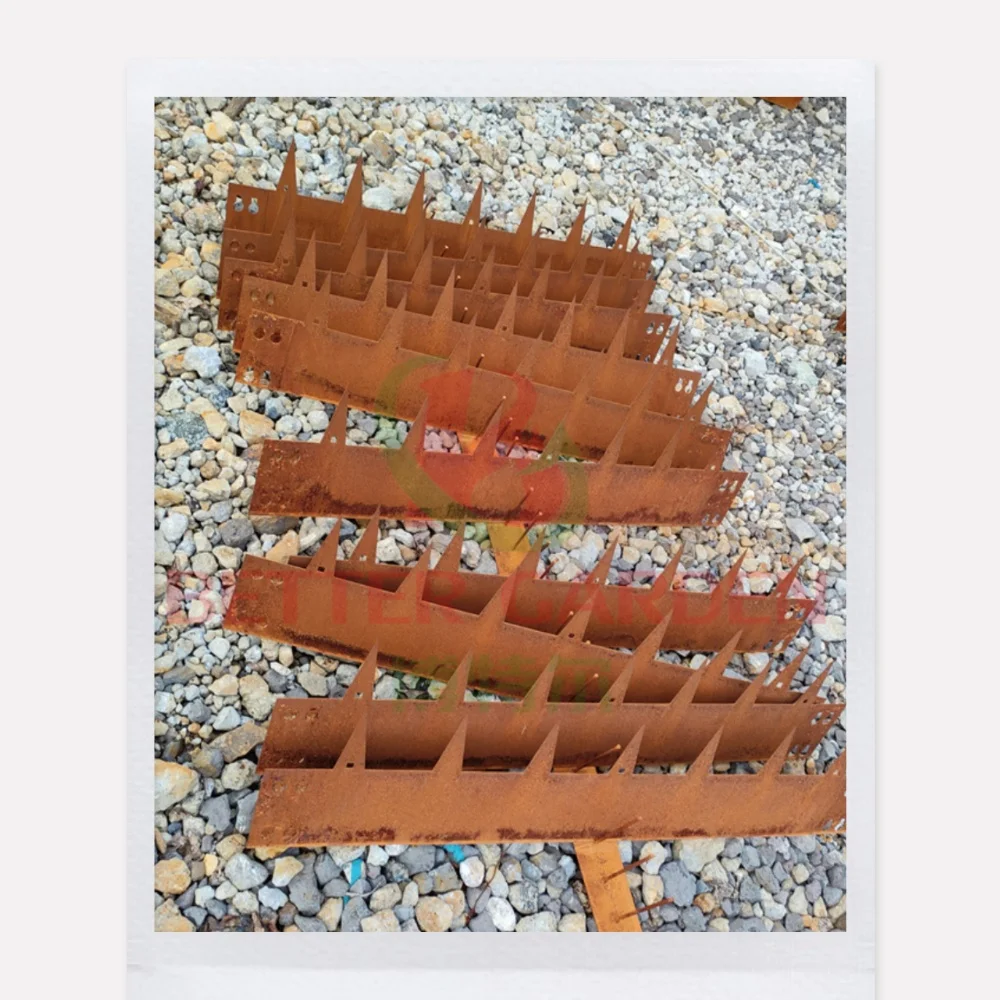 Rust garden backyard outdoor corten steel metal garden edging