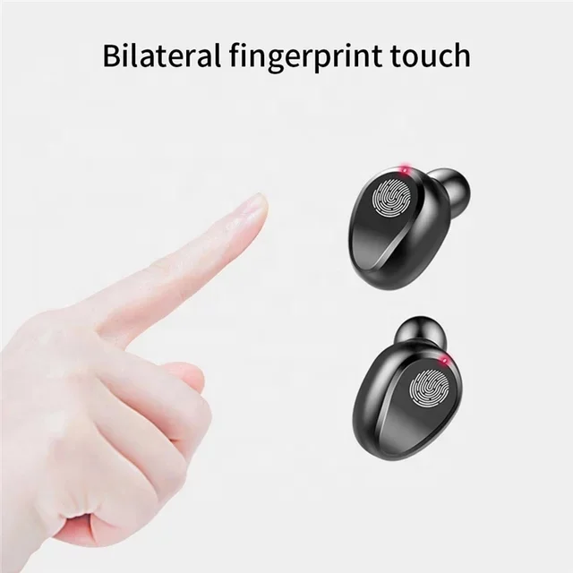 F9 Wireless Earphone BT 5.0 Tws Mini In-ear Earbuds Sports Gaming Hifi Led Power Display