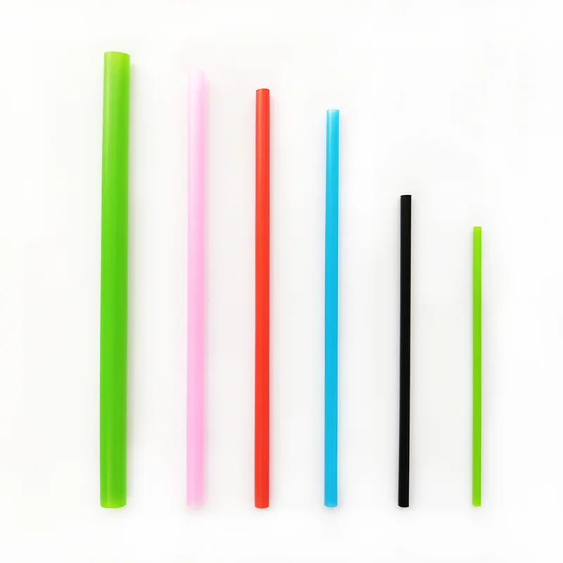 100% compostable plant-based corn starch green disposable plastic PLA straws