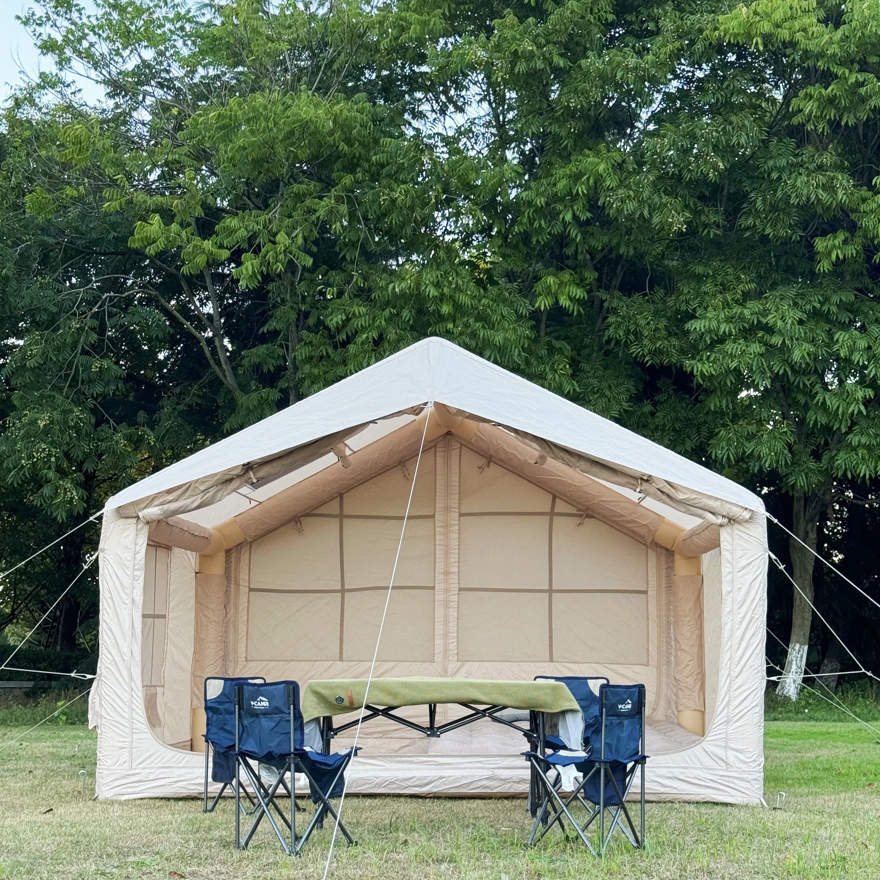 Outdoor custom air tent camping house picnic inflatable hiking glamping waterproof portable folding shelter party travel family