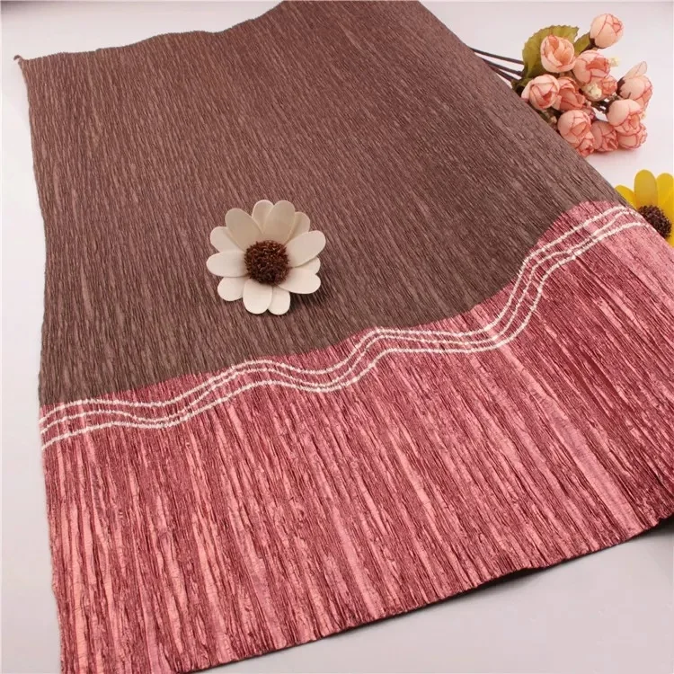 Factory wholesale custom high quality colorful diy handmade flowers crepe paper roll