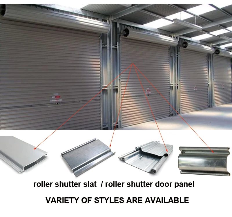 Wholesale Rolling Shutter Door Aluminium Slats rolling gate part base slat