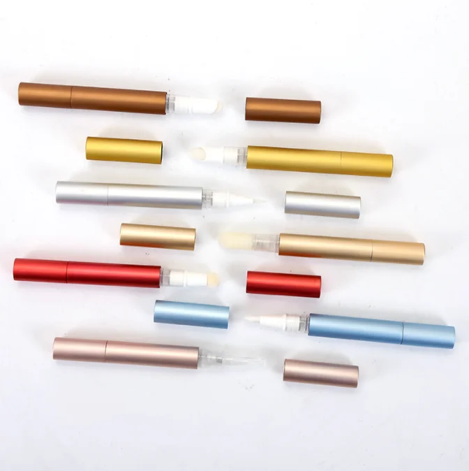Aluminum cosmetic concealer pen tube rotating pen material lip glaze subpackage tube liquid foundation subpackage pen