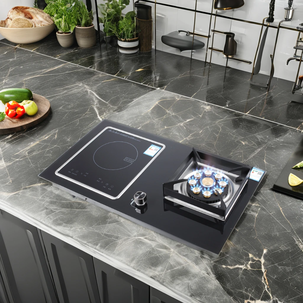 kitchen built in appliances LPG electric gas electric stoves 2 burner for Outdoor Household Hotel Garage Glass Surface Material