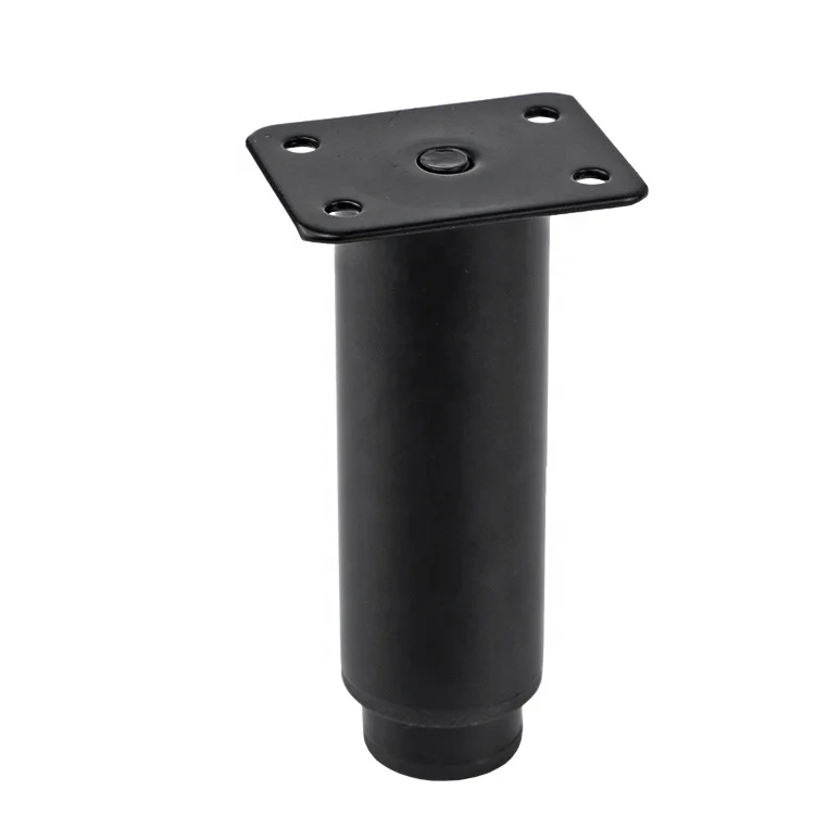 WINSTAR  Adjustable Furniture Feet Pipe 120mm Modern Black Kitchen Cabinet Leg