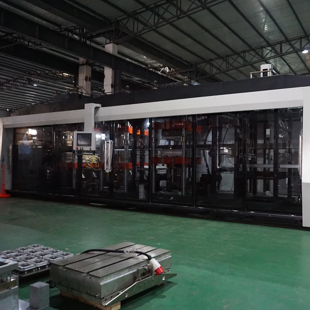 
High speed plastic disposable plate tray contaienr thermo forming making machine 