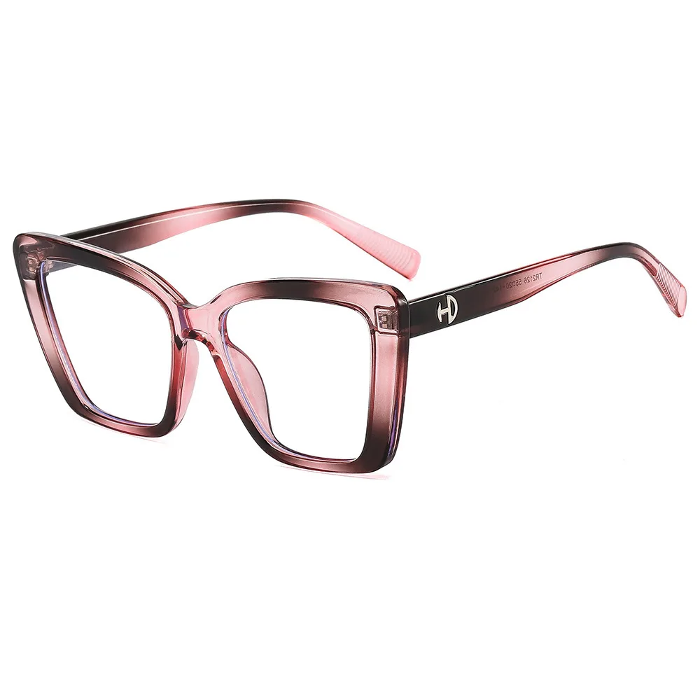 Anti blue light large frame glasses new arrival street photo glasses frame can be matched with myopia glasses frame for unisex