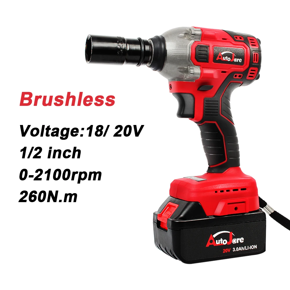 
battery car brushless cordless electric impact wrench 