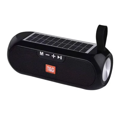 Powerful Speaker with Solar Plate Blue tooth Compatible Stereo Music Box Power Bank waterproof USB Radio