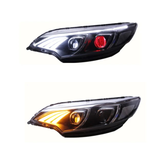 Для 2014-up Honda JAZZ FIT GK5 передние фары HID автомобильные от