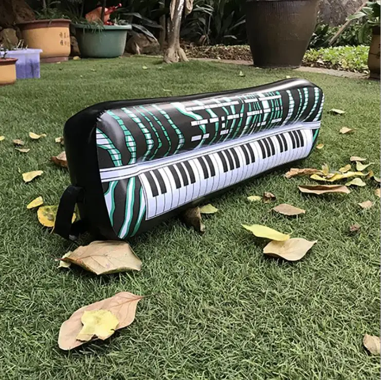 Cartoon Inflatable keyboard Inflatable Helium Toy with Belt  Electronic Organ Balloon