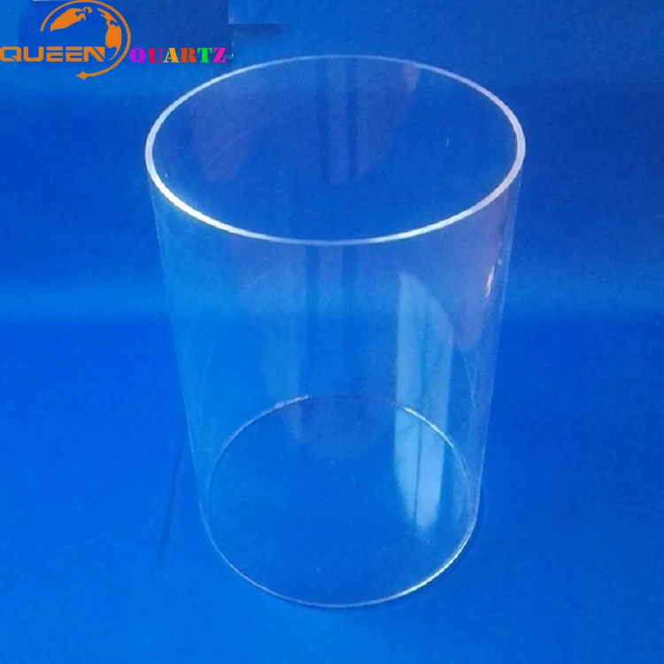 High temperature resistant clear quartz glass tube 100mm