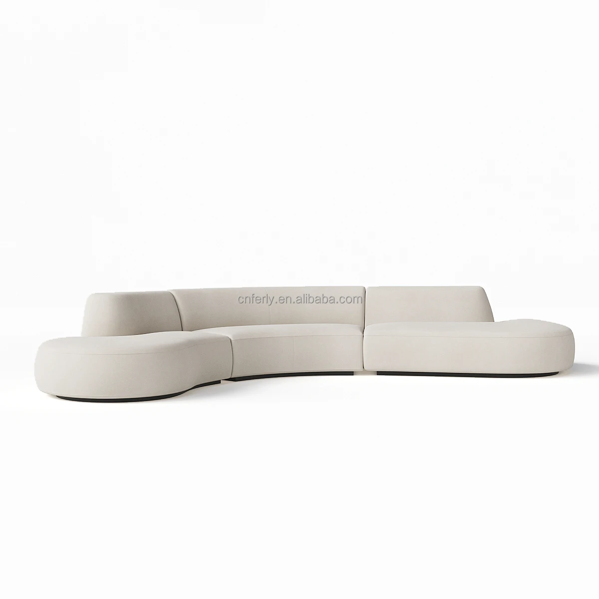 FERLY Luxury living Room Sofas Home Furniture American Style Large Sectional Sofa Free Form Combination Sofa