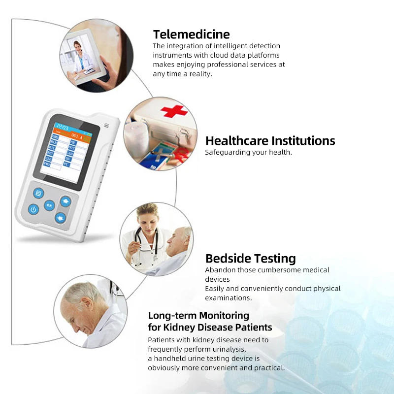 Hospital  Portable immunoassay blood analyzer urine test analyzer fully automated urine analyzer