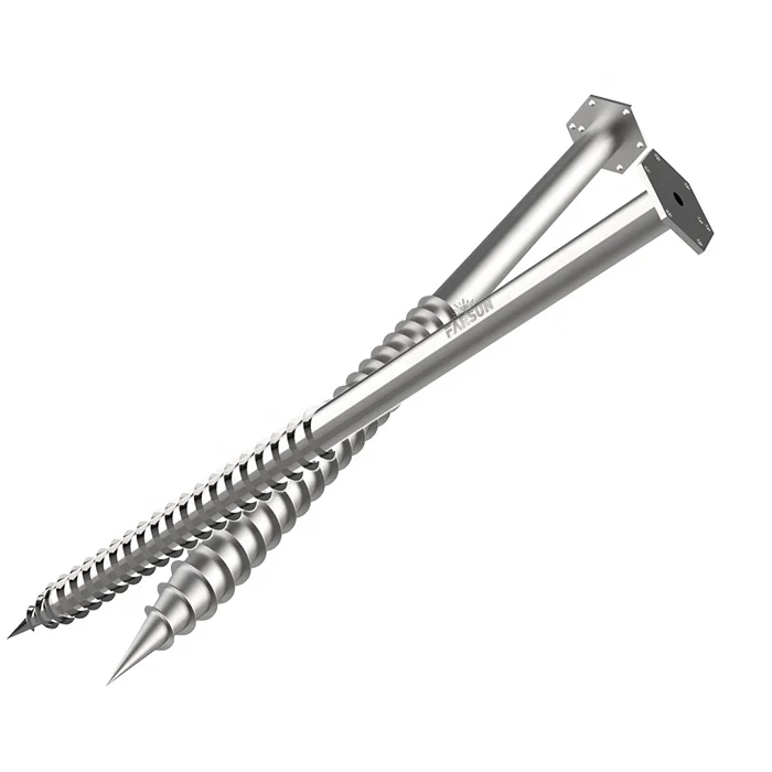 FarSun Spiral Steel Hot-Dip Galvanized Ground Stakes Pile Screw Pile Foundation