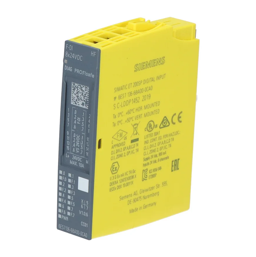 Контроллер программирования Siemens plc SIMATIC DP ET 200SP 6ES7136-6BA00-0CA0 6ES7 136-6BA00-0CA0
