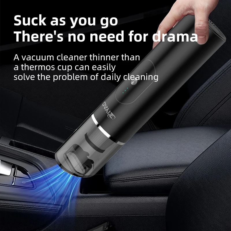 Ziyao Industry Mini wireless vacuum cleaner portable desktop handheld cordless vacuum cleaner for car