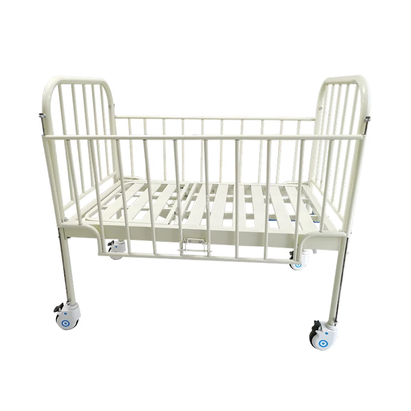 Factory Direct Single Crank Pediatric Cot 1 Function Children Kid  Infant Medical Hospital Bed