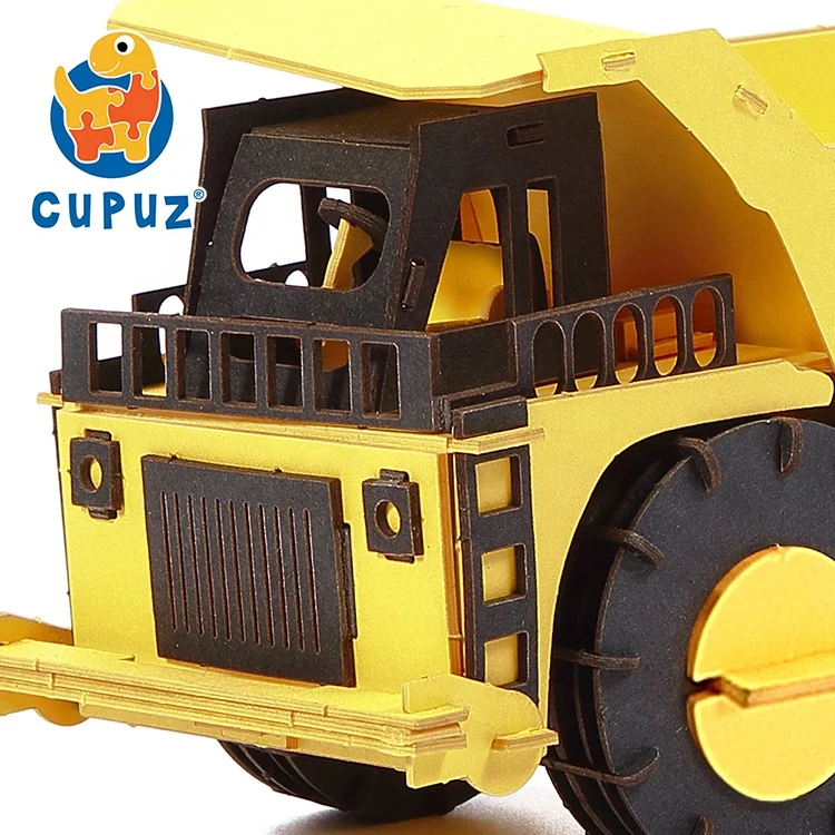 
Improve IQ educational toy truck 3d car model game puzzle for children 