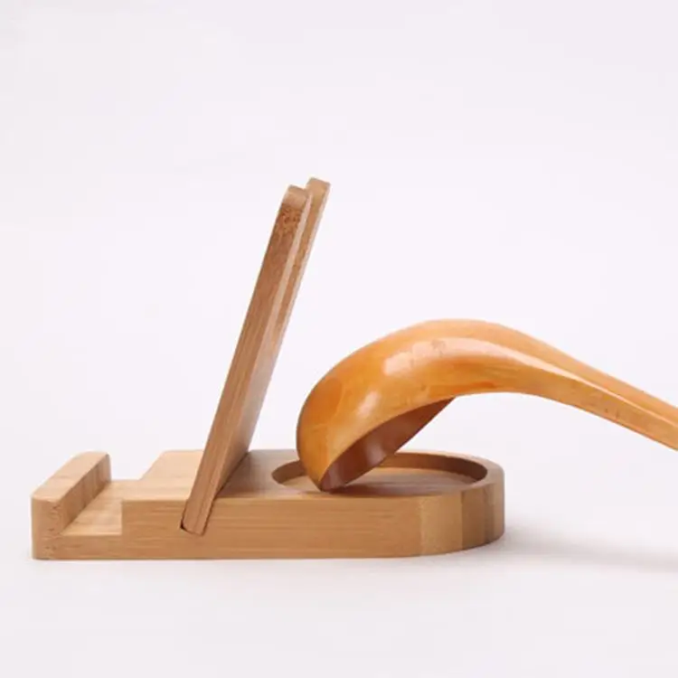 Многофункциональный бамбуковый держатель крышки кастрюли органайзер для хранения суповых ложек и держатель крышки кастрюли