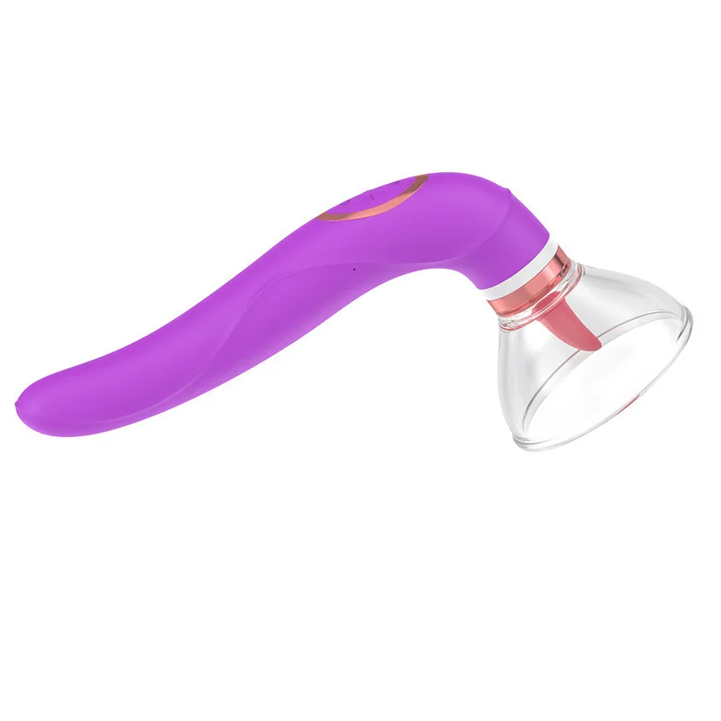 Amazing Best seller Vacuum Tongue licking vibrator breast sucking nipples simulation suction vibrators sex toys for women