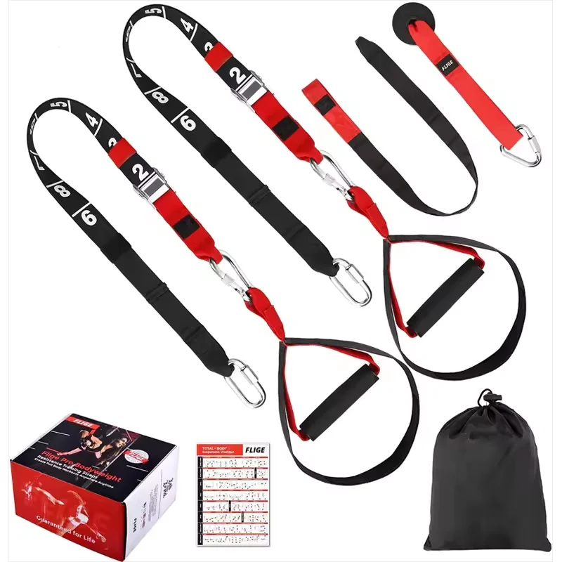 customized exercise equipment fitness training straps TRX suspension trainer expert for home workout