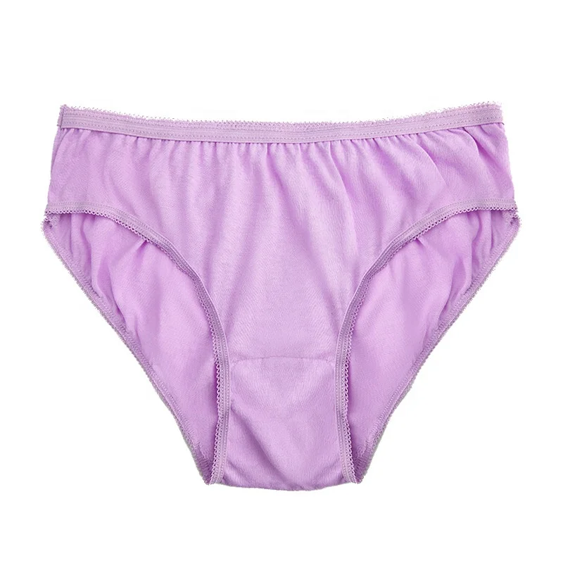 Cotton Disposable Panties Breathable Briefs Women Men Spa Panties Travel Sterilize Underwear