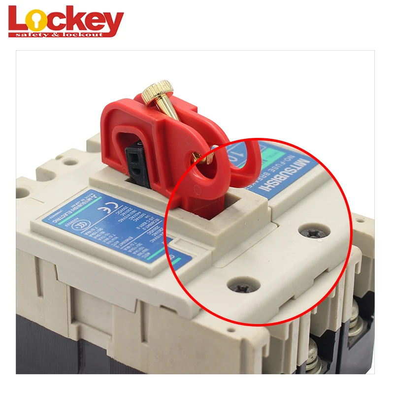 Модернизированная перегородка, предохранительный литой корпус, Электрический автоматический выключатель, блокировка Mcb, блокировка и маркировка