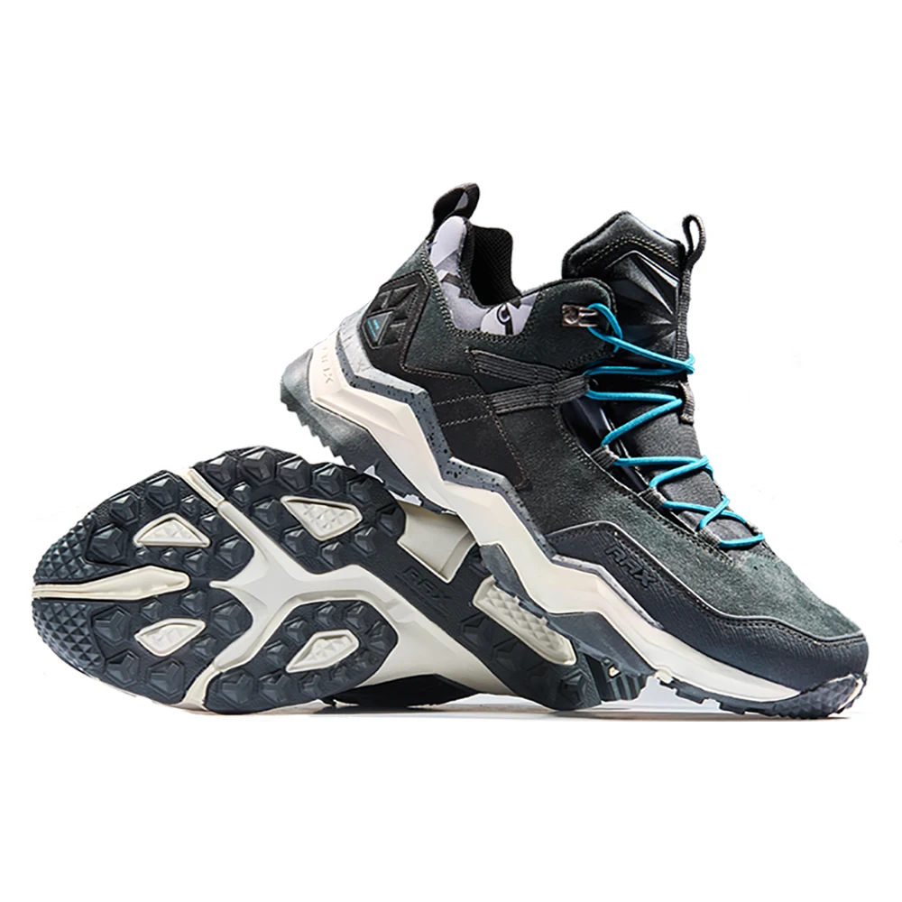 
RAX Men Hiking Shoes Water Repellent Anti Slip Camping Boot Backpacking Trekking Boots Outdoor Walking Shoes 