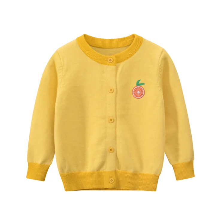 
Leesourcing- fashional organic cotton baby clothes knitted cardigan sweaters for girl 