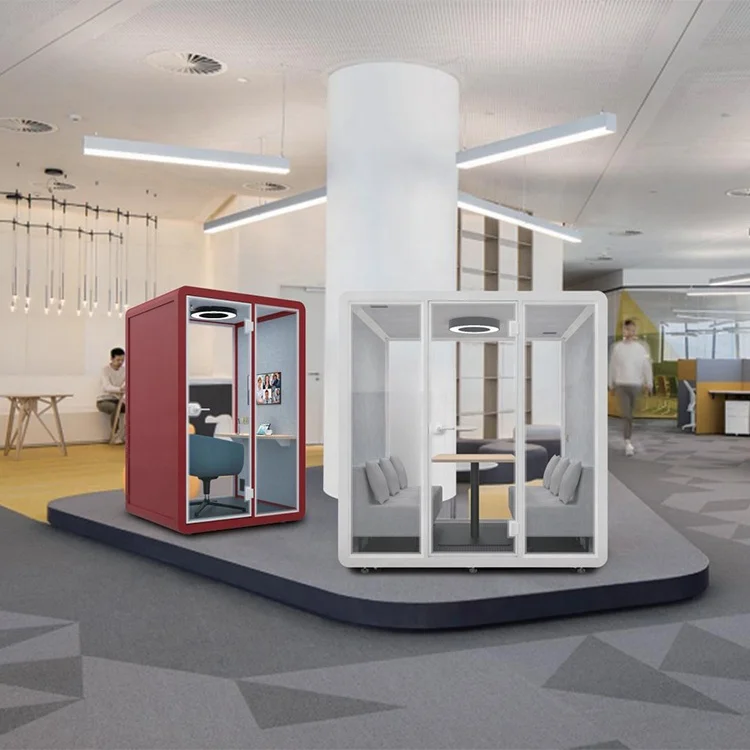 Multi-size Modern Movable Office Meeting Pod Office Soundproof Booth