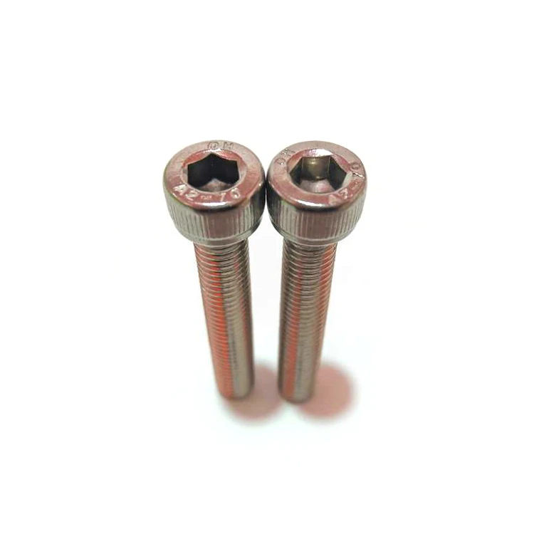 DIN912 High strength Hexagon Socket Head Cap Screws Black oxide zinc hot-galvanize  carbon steel SS304 China factory