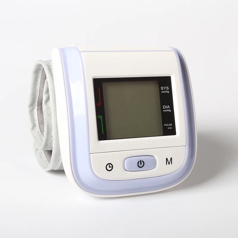 Automatic digital blood pressure machine with 2x99 read numbers Memory Voice Broadcast electronic wrist blood pressure meter