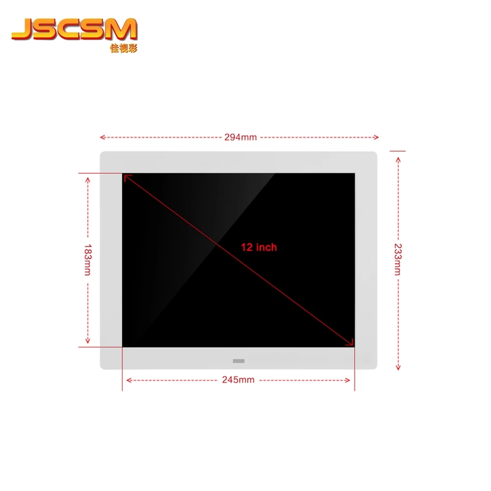 Large display remote control bedside dementia memory loss 8 10 12 inch led digital clock temperature display