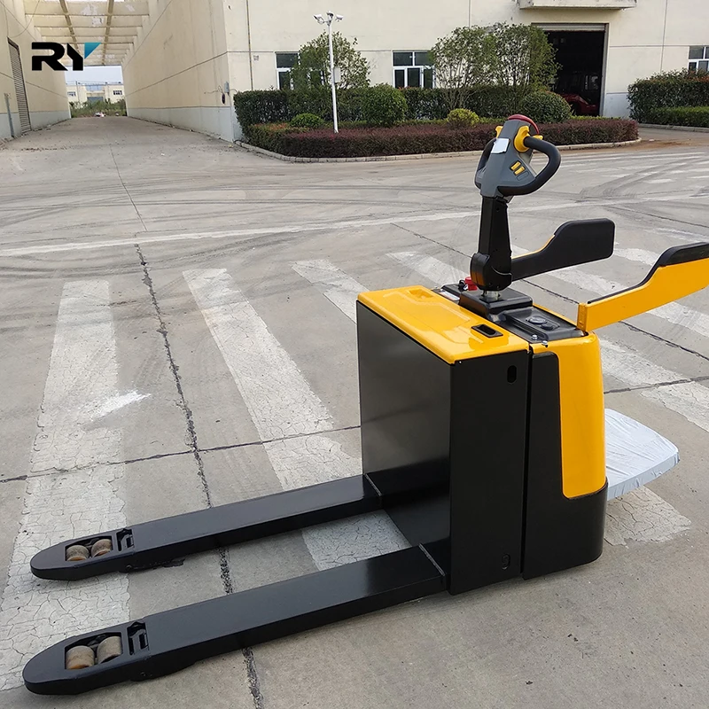 China Manufacture Electric Container 2 Ton Pallet Jack Forklift, Factory Price Easy Operation Electric Pallet Jack Trucks