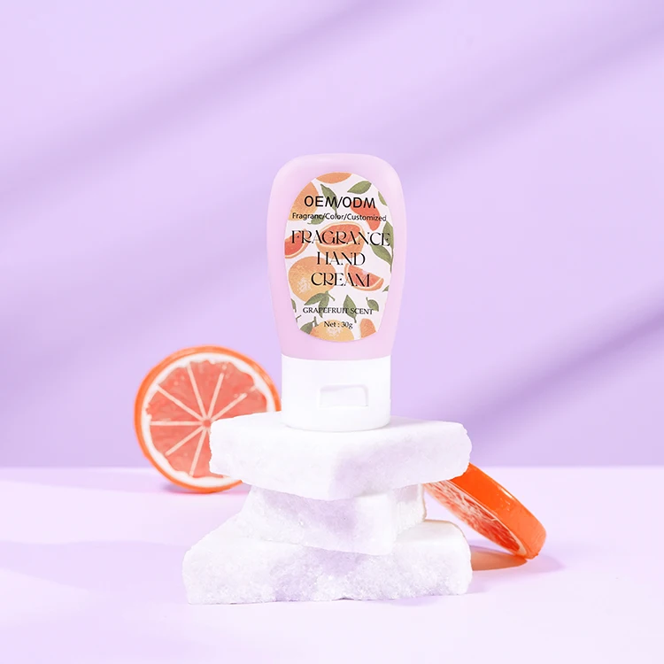 Natural Fruit Plant Deep Hydrating Nourishes Organic Hand Lotion Cream Logo Moisturizing Soft Luxury Customized Hand Cream
