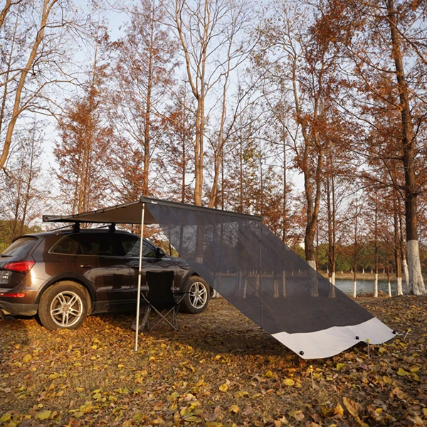 Yescamp Aluminum Case Vehicle Truck Awning Tent 4X4 Offroad Car Tent Roof Side 270 Degree Awning Annex Walls