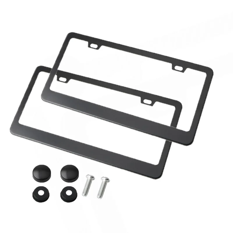 High Quality Custom Abs Plastic Universal Usa License Plate Frame Sublimation For Simple Installation