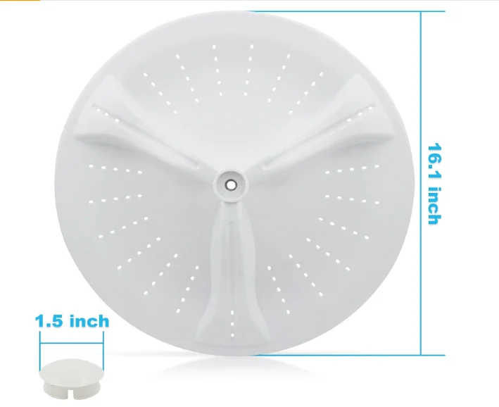 W10902814 Washplate With Cap Pulsator Replacement  for Maytag Washer Plate  and Whirlpool Washer Washplate MVWB835DW MVWB855DC