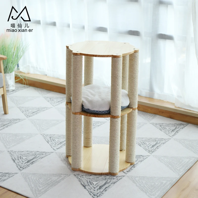 Fun furniture climbing gyms  tree tower cat trees for big cats