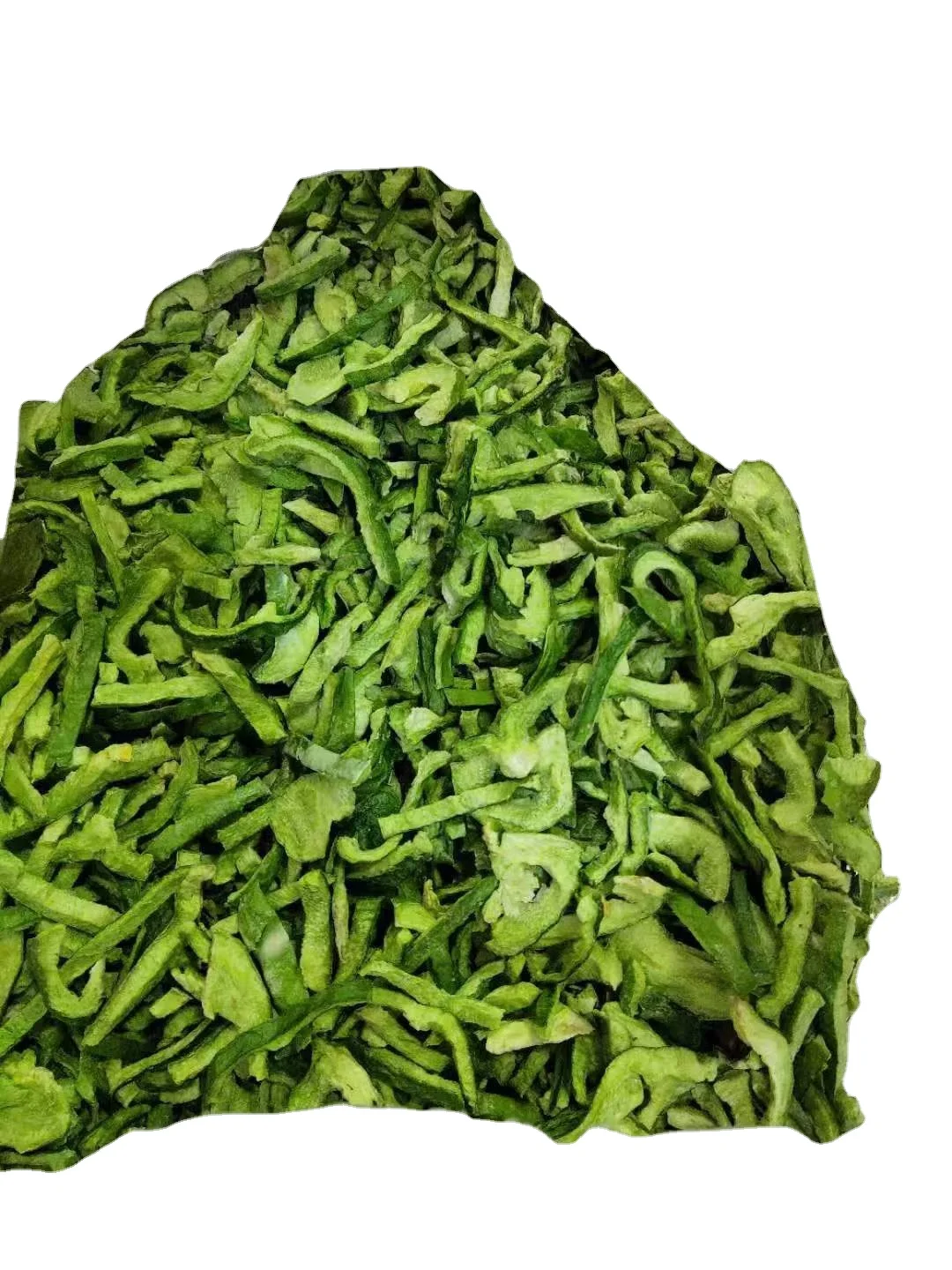 Natural Dried Green vegetables Freeze Dried Bell Pepper Chips Dice China Supplier