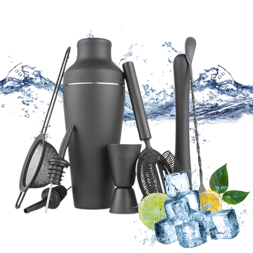 Price Concessions With Cookbooks as Gifts Mini Plastic Glass Stainless Steel Boston Cocktail Shaker Glass Sold Kit Set