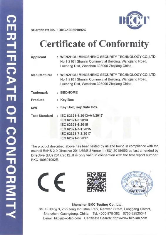 G2 Wall Mount Metal 4-Digit Combination Key Safe Storage Lock master key Boxes for Outdoor