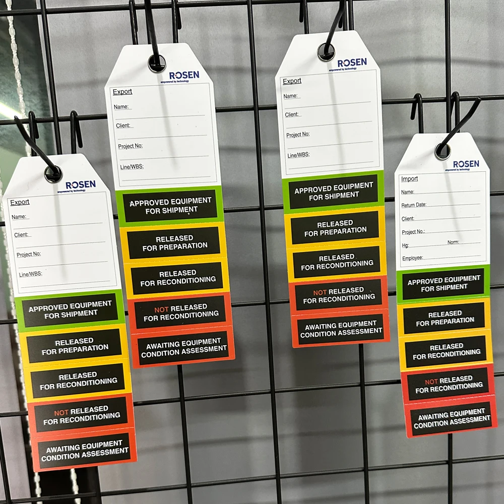 Promotional OEM Low Price Custom Plastic Greeting Card Folded Packaging Tags Hang Folded Card Stock Hanging Tag